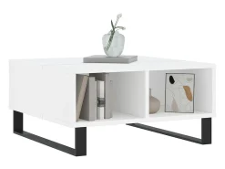 Mesa De Centro* Mesa de centro 60x60x30 cm derivados de madeira PT728507 Branco
