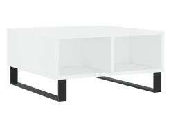 Mesa De Centro* Mesa de centro 60x60x30 cm derivados de madeira PT728507 Branco