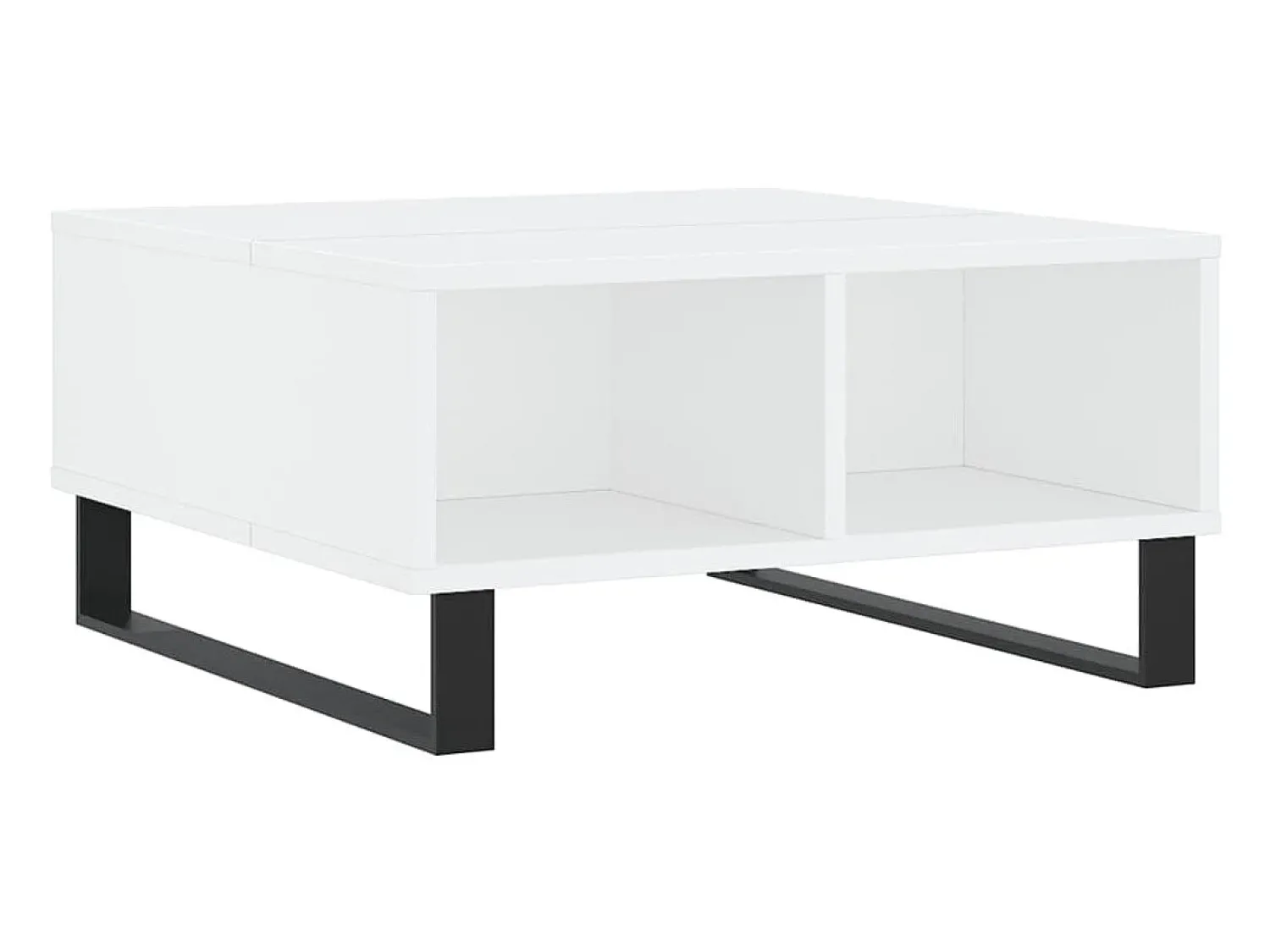 Mesa De Centro* Mesa de centro 60x60x30 cm derivados de madeira PT728507 Branco