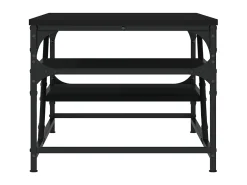 Mesa De Centro| Mesa de centro 100x49x40 cm derivados de madeira PT739526 Preto