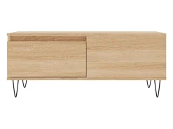 Mesa De Centro*vidaxl Mesa de centro 90x50x36,5 cm derivados madeira carvalho sonoma Natural claro