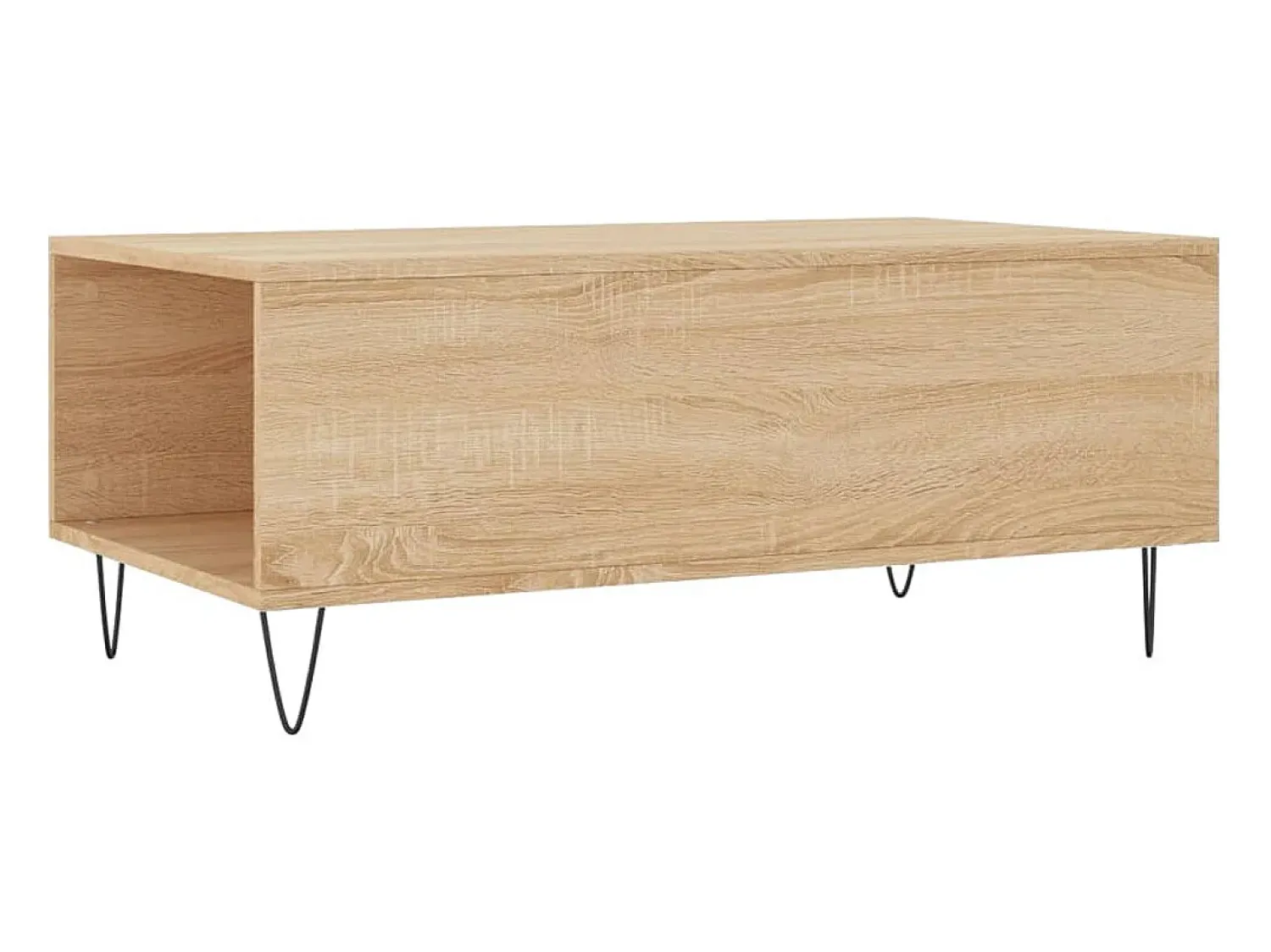 Mesa De Centro*vidaxl Mesa de centro 90x50x36,5 cm derivados madeira carvalho sonoma Natural claro