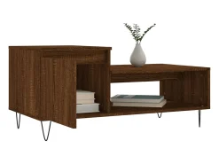 Mesa De Centro*vidaxl Mesa de centro 100x50x45 cm derivados madeira carvalho castanho Natural claro