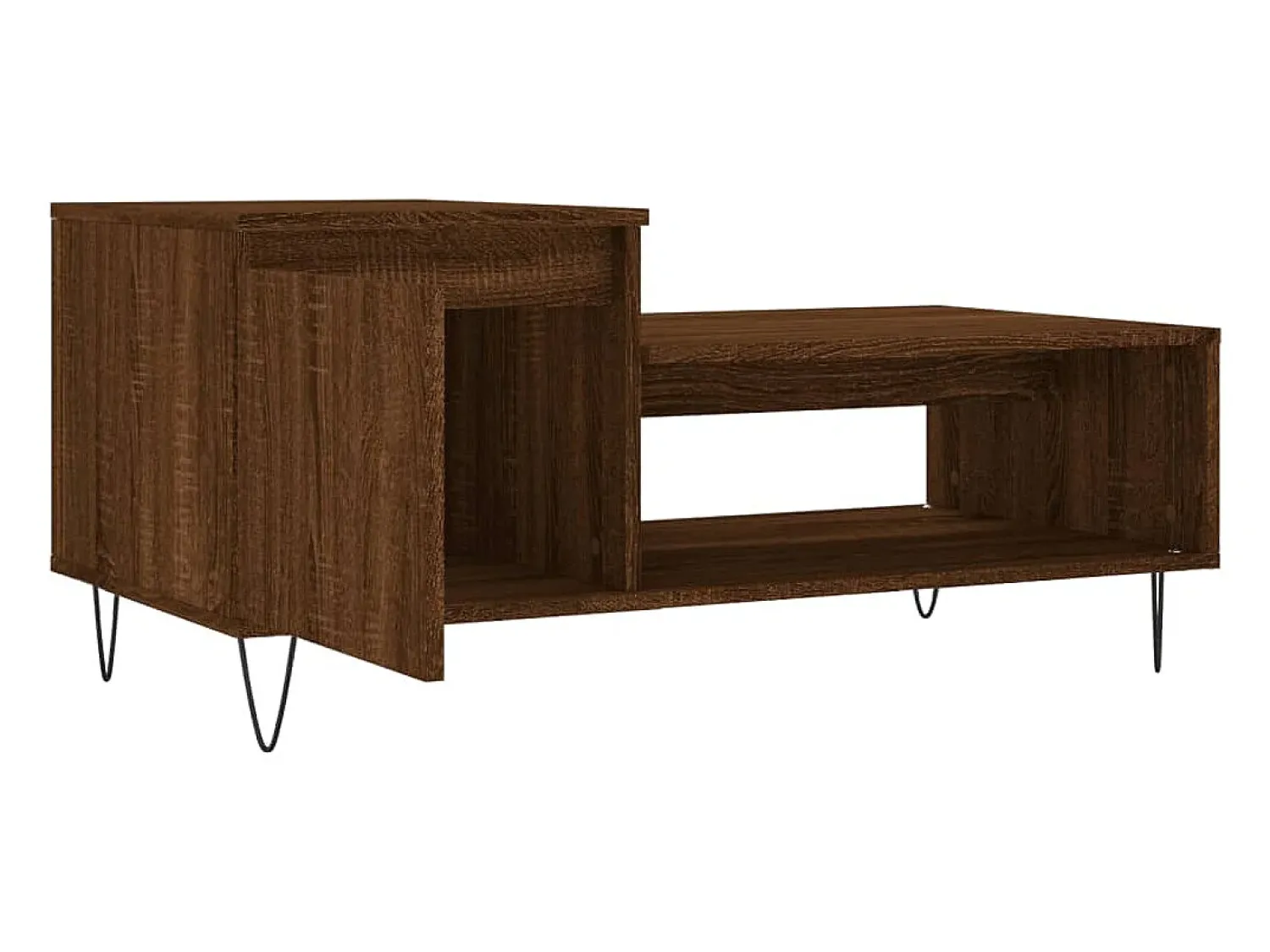 Mesa De Centro*vidaxl Mesa de centro 100x50x45 cm derivados madeira carvalho castanho Natural claro