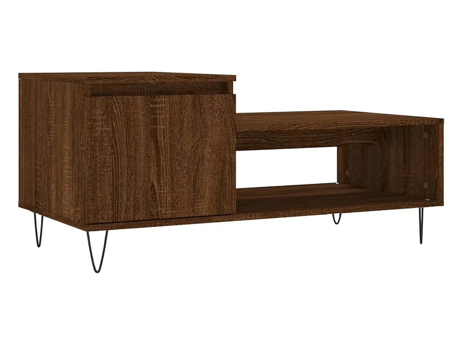 Mesa De Centro*vidaxl Mesa de centro 100x50x45 cm derivados madeira carvalho castanho Natural claro