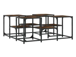 Best Mesa de centro 91x91x40 cm derivados de madeira carvalho fumado PT771352 Castanho