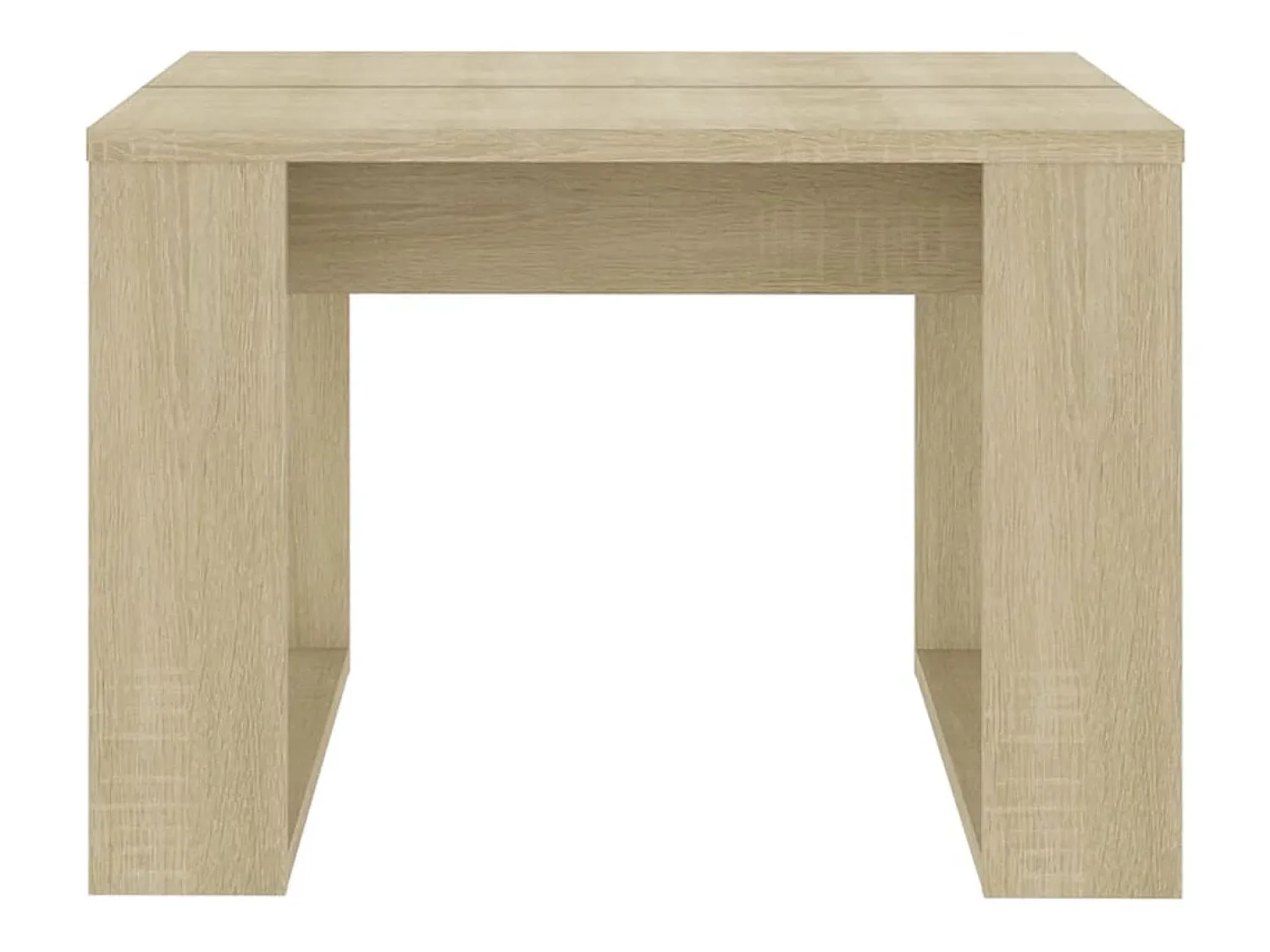 Mesa De Centro| Mesa de centro 50x50x35 cm derivados de madeira carvalho sonoma PT726054 Castanho