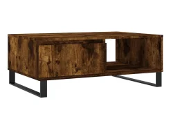 Discount Mesa de centro 90x60x35 cm derivados de madeira carvalho fumado PT569664 Castanho