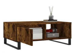 Discount Mesa de centro 90x60x35 cm derivados de madeira carvalho fumado PT569664 Castanho