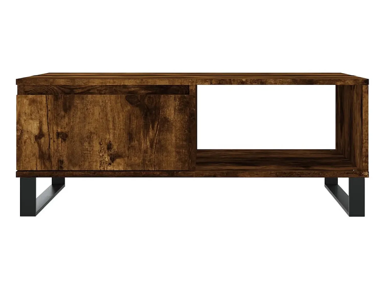 Discount Mesa de centro 90x60x35 cm derivados de madeira carvalho fumado PT569664 Castanho