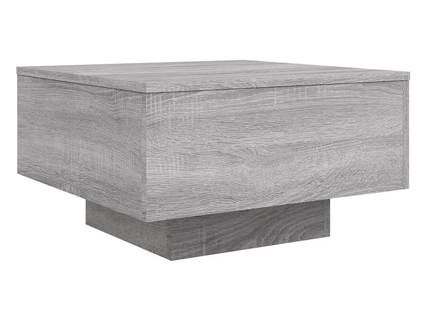 Hot vidaxl Mesa de centro 55x55x31 cm derivados de madeira sonoma Cinzento