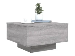 Hot vidaxl Mesa de centro 55x55x31 cm derivados de madeira sonoma Cinzento