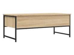 Best vidaxl Mesa de centro 101x49x39,5 cm derivados madeira carvalho sonoma Natural claro