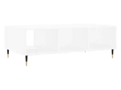 Clearance vidaxl Mesa de centro 104x60x35 cm derivados de madeira Branco