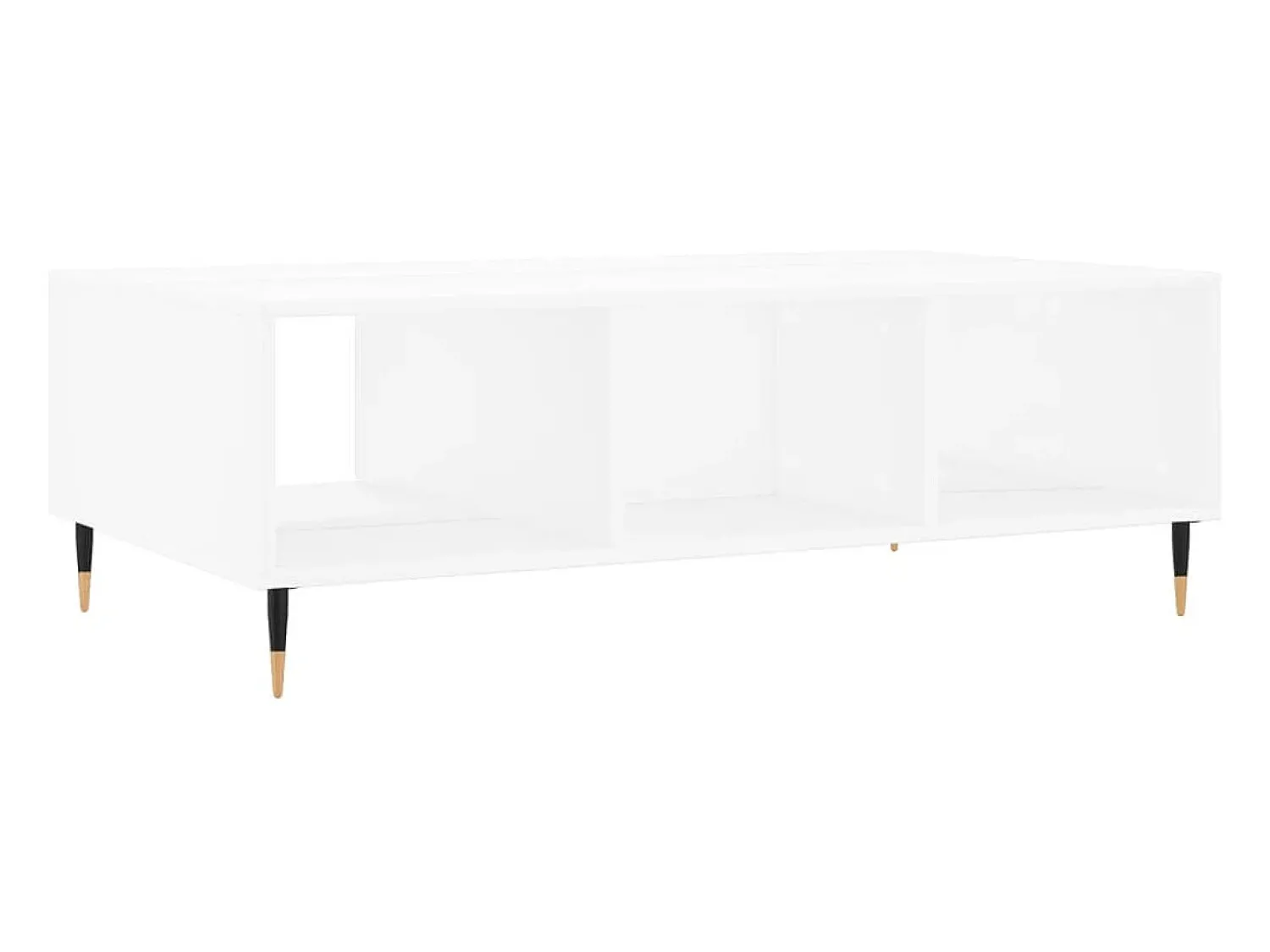 Clearance vidaxl Mesa de centro 104x60x35 cm derivados de madeira Branco