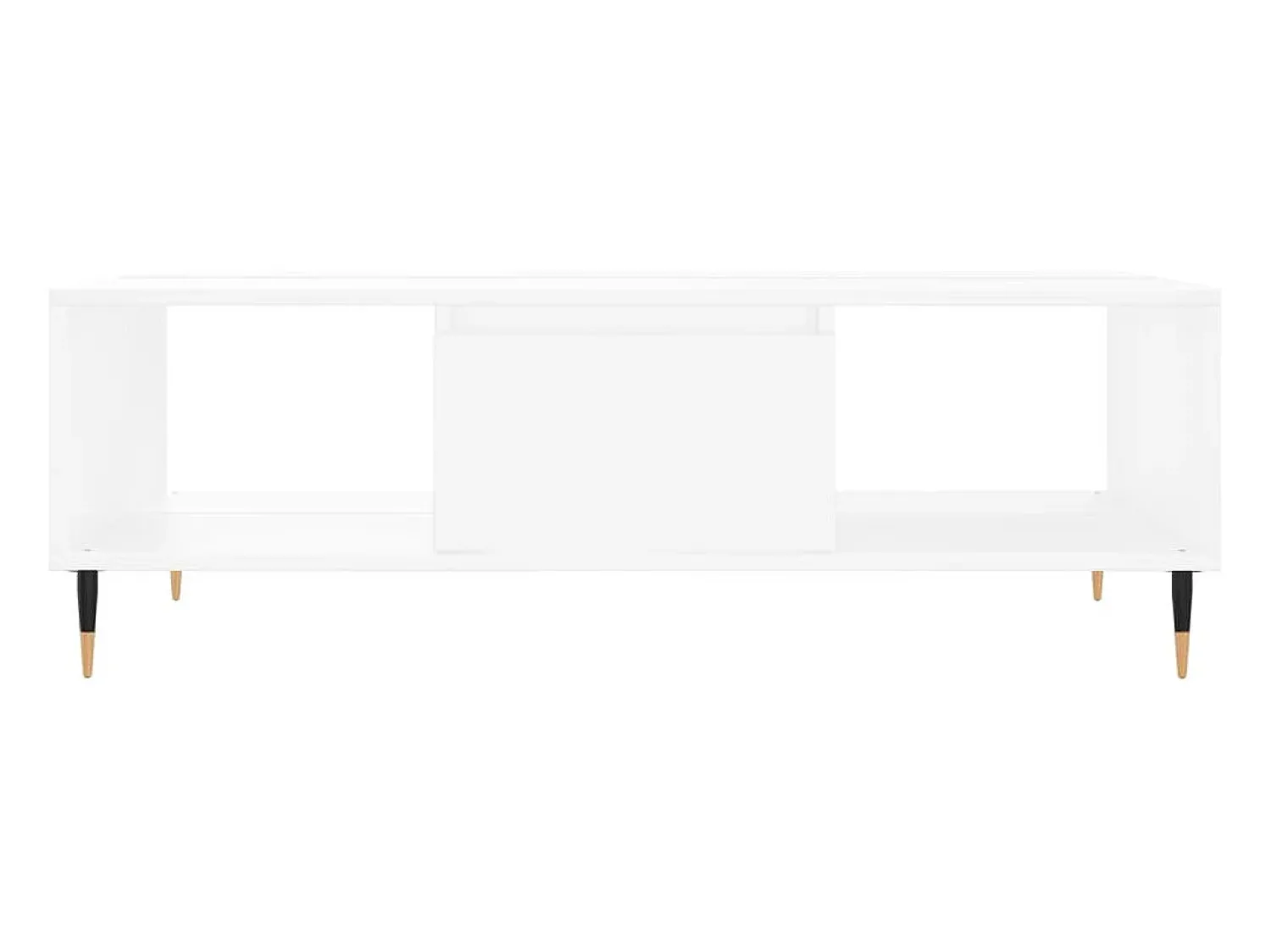 Clearance vidaxl Mesa de centro 104x60x35 cm derivados de madeira Branco
