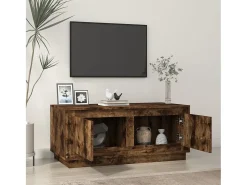 Online Mesa de centro 102x50x44 cm derivados madeira carvalho fumado PT163410 Castanho