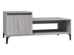 vidaxl Mesa de centro 100x50x45 cm derivados madeira sonoma^ Mesa De Centro