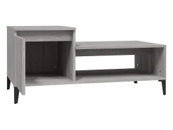 vidaxl Mesa de centro 100x50x45 cm derivados madeira sonoma^ Mesa De Centro