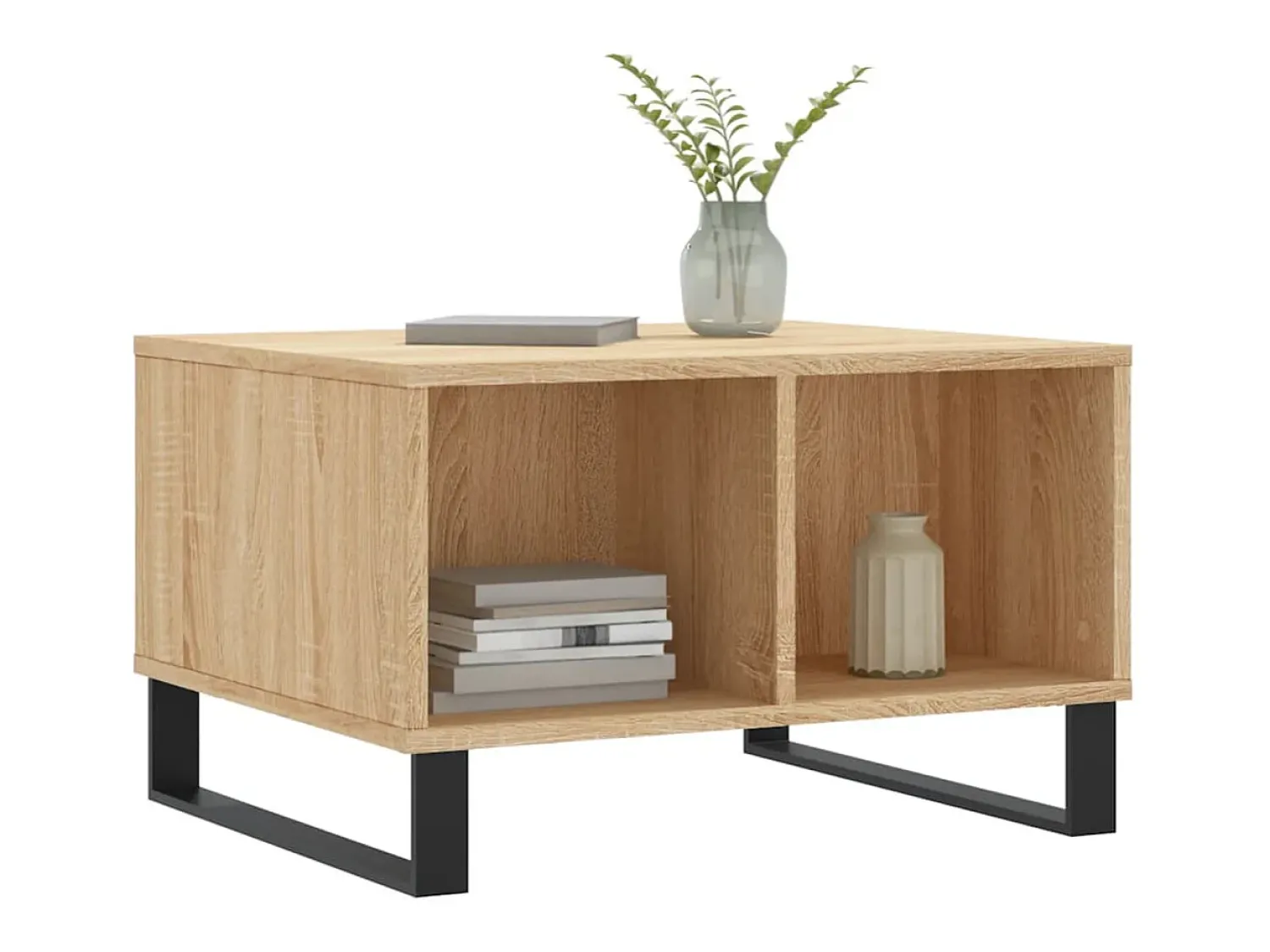 Sale Mesa de centro 60x50x36,5 cm derivados madeira carvalho sonoma PT710885 Castanho