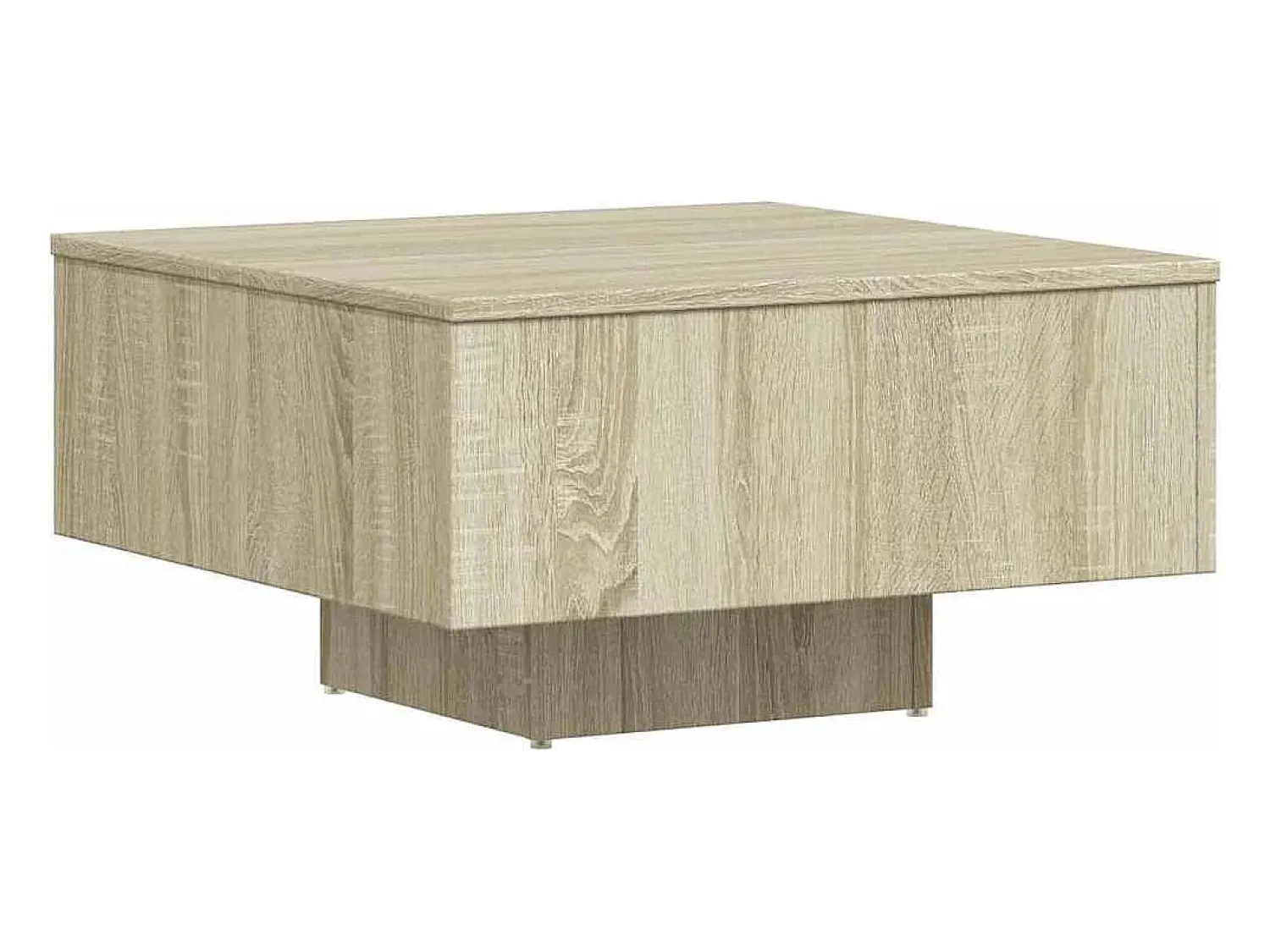 Sale vidaxl Mesa de centro 60x60x31,5 cm derivados madeira carvalho sonoma Natural claro