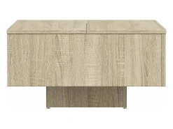 Sale vidaxl Mesa de centro 60x60x31,5 cm derivados madeira carvalho sonoma Natural claro
