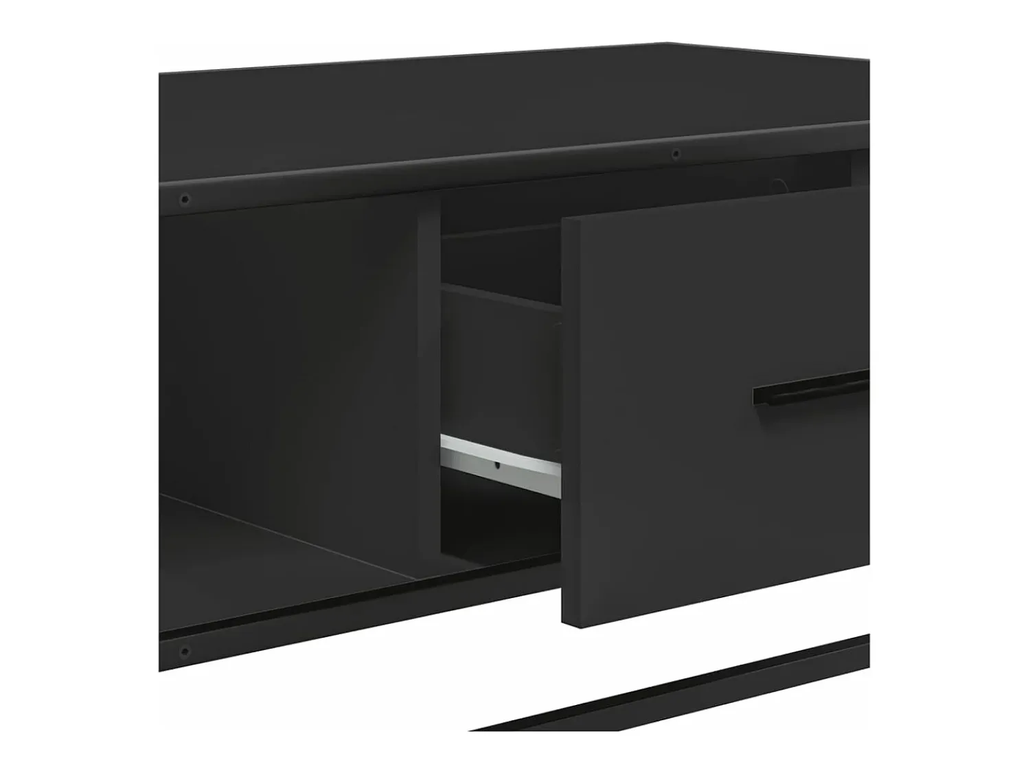 Sale vidaxl Mesa de centro 100x57x35 cm derivados de madeira/metal Preto