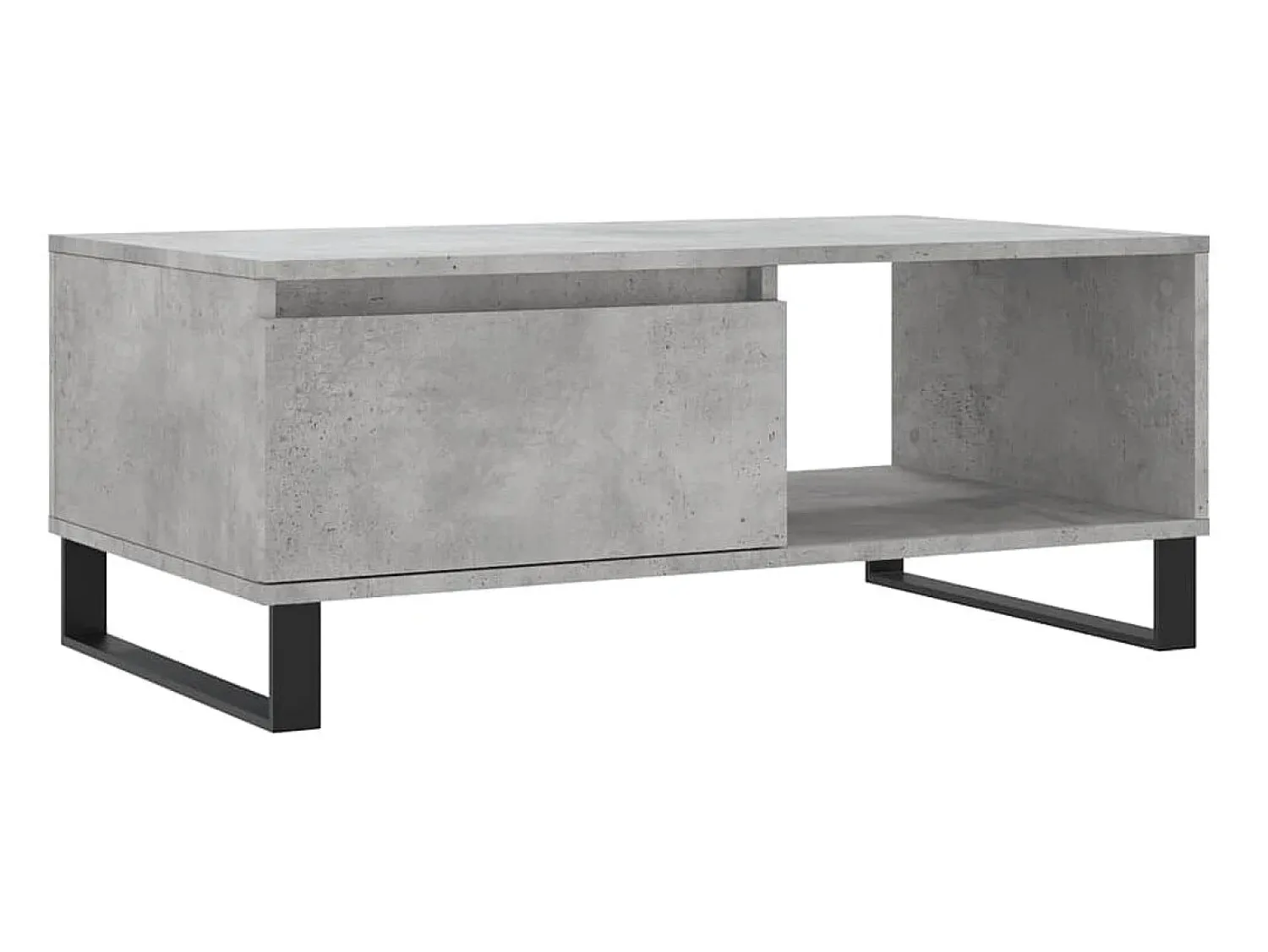 Online Mesa de centro 90x50x36,5 cm derivados madeira cimento PT288242 Cinzento