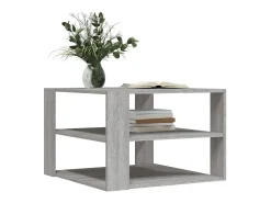 Best Mesa de centro 59,5x59,5x40 cm derivados madeira cinza sonoma PT476480 Cinzento