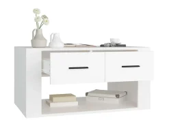 Hot Mesa de centro 80x50x40 cm derivados de madeira PT257462 Branco