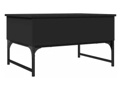 Mesa de centro 70x50x40 cm derivados de madeira/metal PT890594 Preto