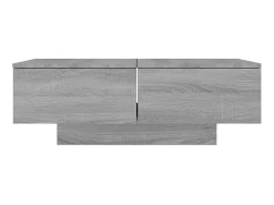 Mesa De Centro| Mesa de centro 90x60x31 cm derivados de madeira sonoma PT624025 Cinzento