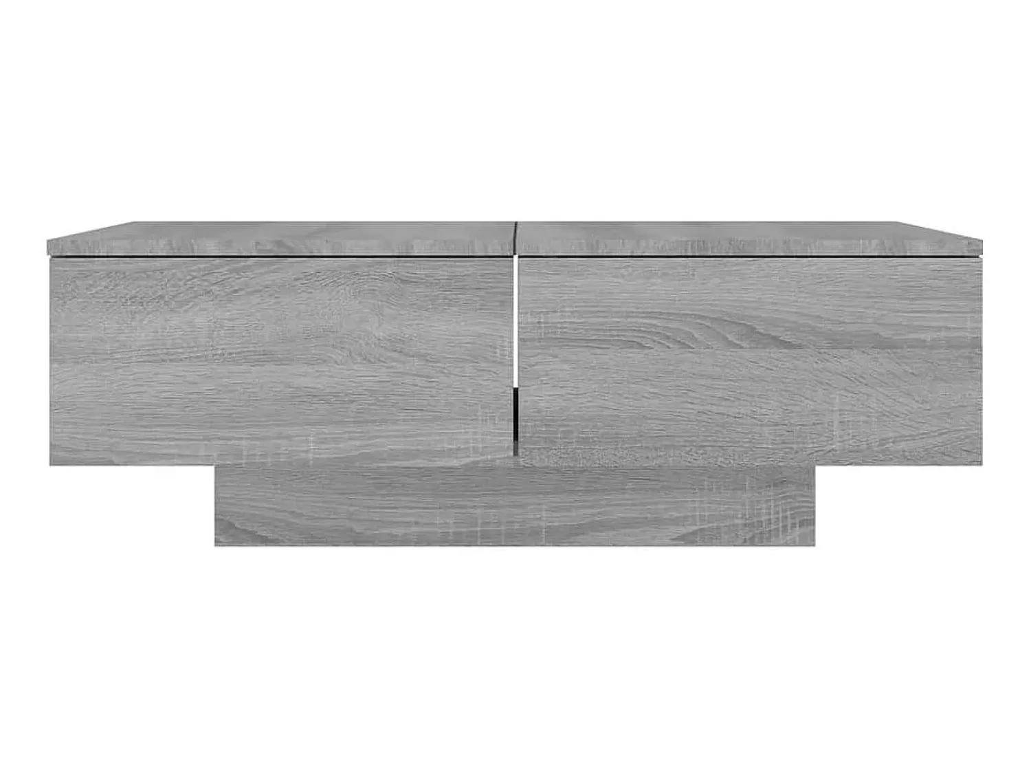 Mesa De Centro| Mesa de centro 90x60x31 cm derivados de madeira sonoma PT624025 Cinzento
