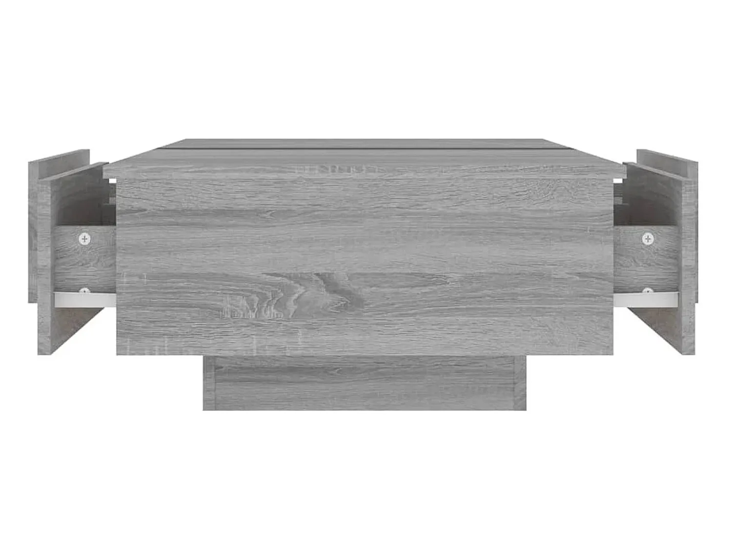 Mesa De Centro| Mesa de centro 90x60x31 cm derivados de madeira sonoma PT624025 Cinzento