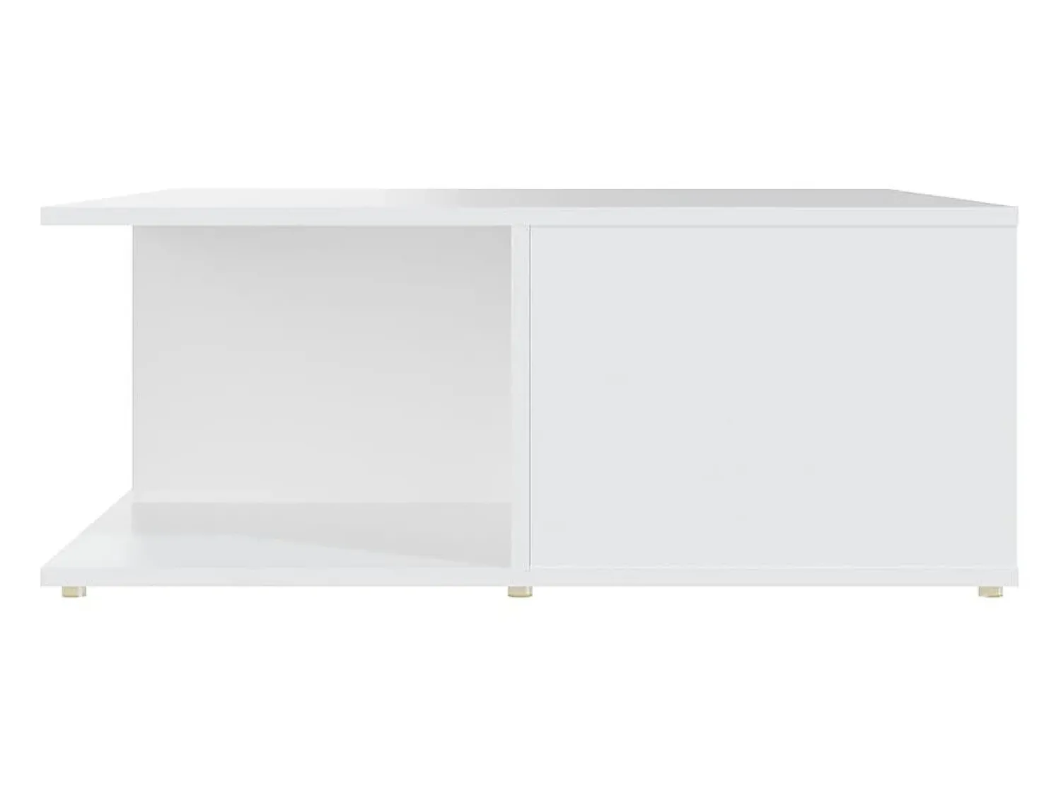 Mesa De Centro| Mesa de centro 80x80x31 cm derivados de madeira PT574874 Branco