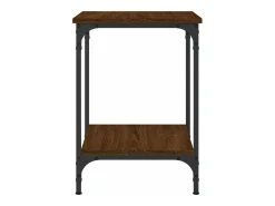 Mesa De Centro|vidaxl Mesa de centro 40x40x55 cm derivados madeira carvalho castanho Natural claro