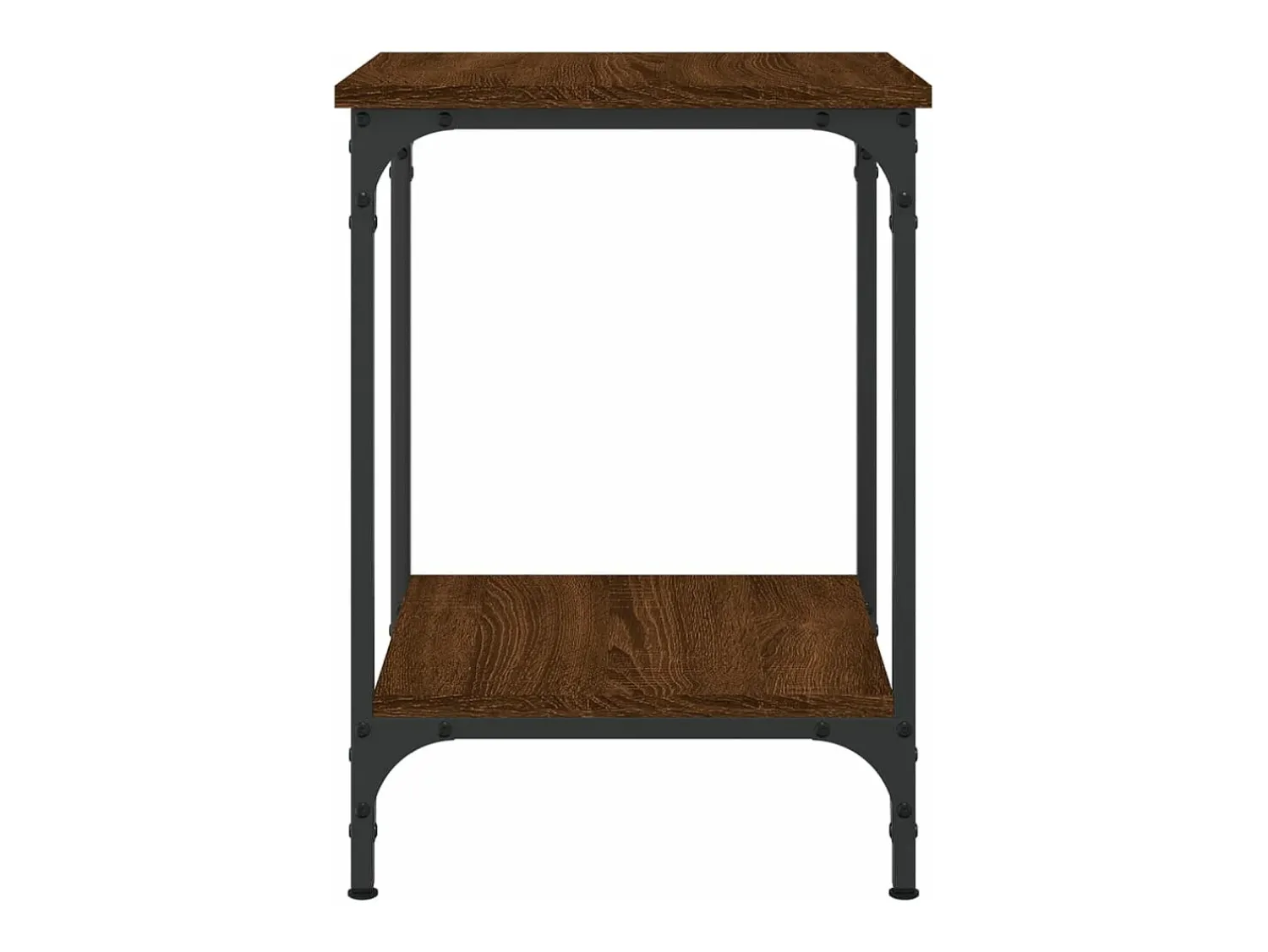 Mesa De Centro|vidaxl Mesa de centro 40x40x55 cm derivados madeira carvalho castanho Natural claro