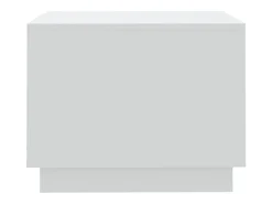 vidaxl Mesa de centro 55x55x43 cm derivados de madeira Branco