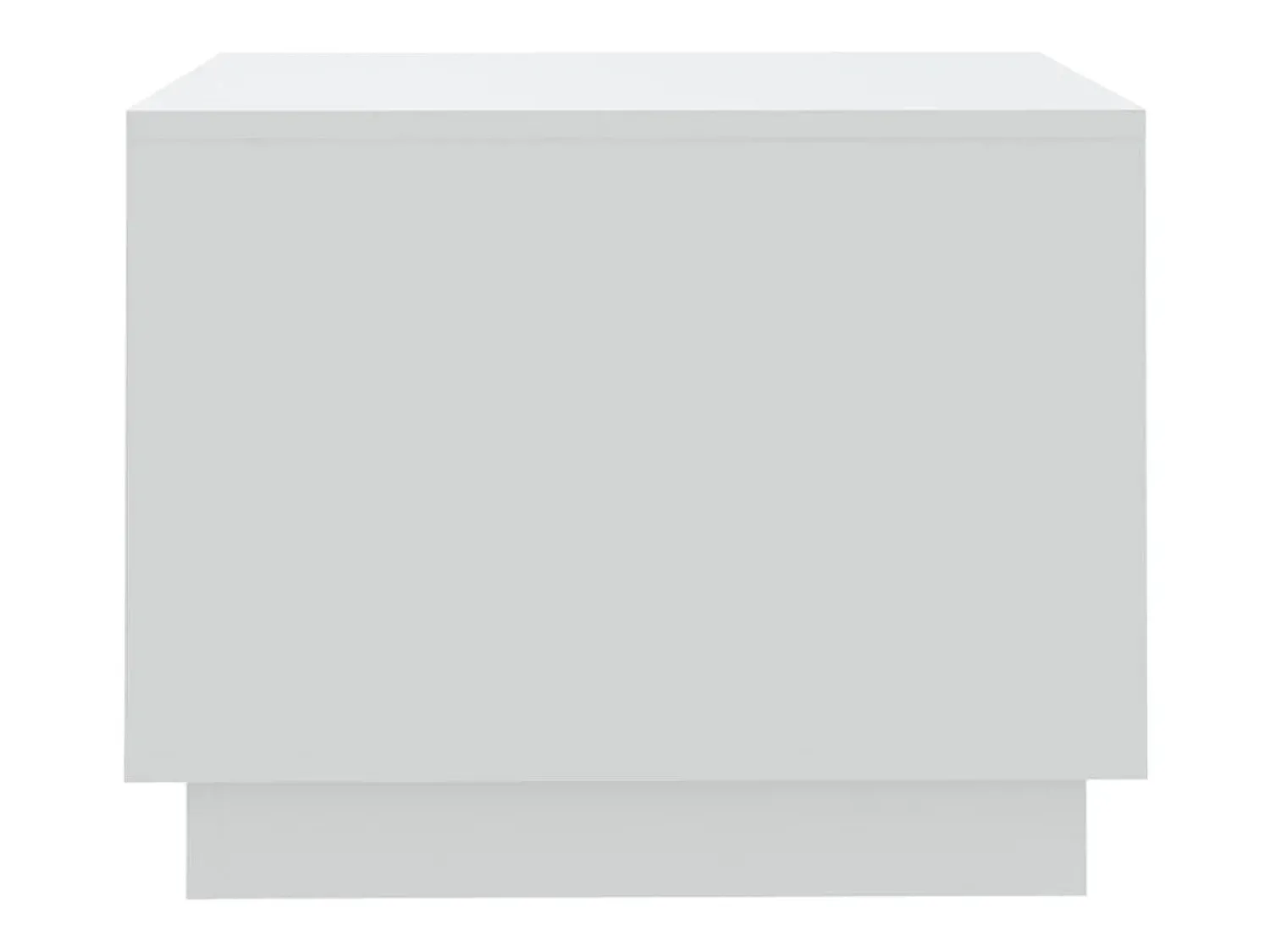 vidaxl Mesa de centro 55x55x43 cm derivados de madeira Branco