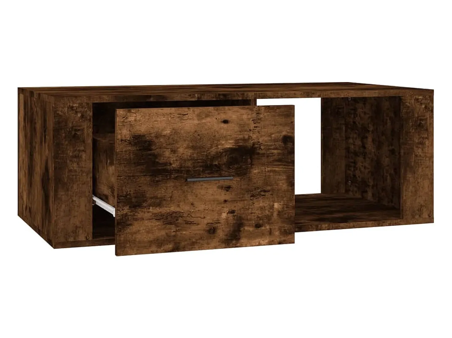 Mesa De Centro|vidaxl Mesa de centro 100x50,5x35 cm derivados madeira carvalho fumado Natural claro