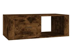 Mesa De Centro|vidaxl Mesa de centro 100x50,5x35 cm derivados madeira carvalho fumado Natural claro