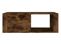 Mesa De Centro|vidaxl Mesa de centro 100x50,5x35 cm derivados madeira carvalho fumado Natural claro