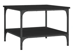 Mesa De Centro| Mesa de centro 55x55x40 cm derivados de madeira PT689182 Preto