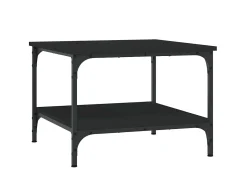 Mesa De Centro| Mesa de centro 55x55x40 cm derivados de madeira PT689182 Preto