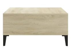 Mesa de centro 60x60x30 cm derivados de madeira carvalho sonoma PT178199^ Mesa De Centro