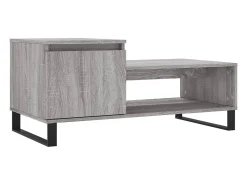 Mesa De Centro|vidaxl Mesa de centro 100x50x45 cm derivados madeira sonoma Cinzento