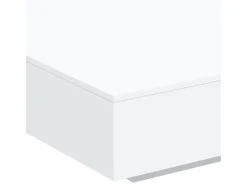 Mesa De Centro|vidaxl Mesa de centro 100x100x31 cm derivados de madeira Branco