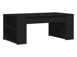 Mesa De Centro| Mesa de centro 102x55x42 cm derivados de madeira PT499122 Preto