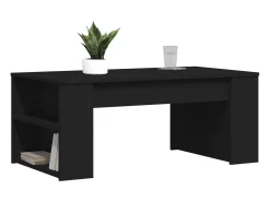 Mesa De Centro| Mesa de centro 102x55x42 cm derivados de madeira PT499122 Preto