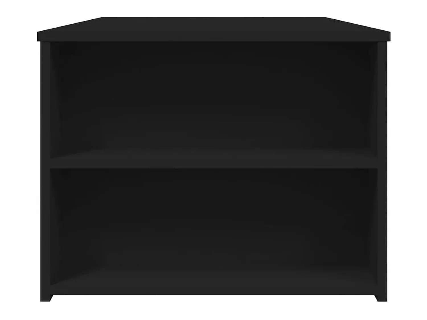 Mesa De Centro| Mesa de centro 102x55x42 cm derivados de madeira PT499122 Preto